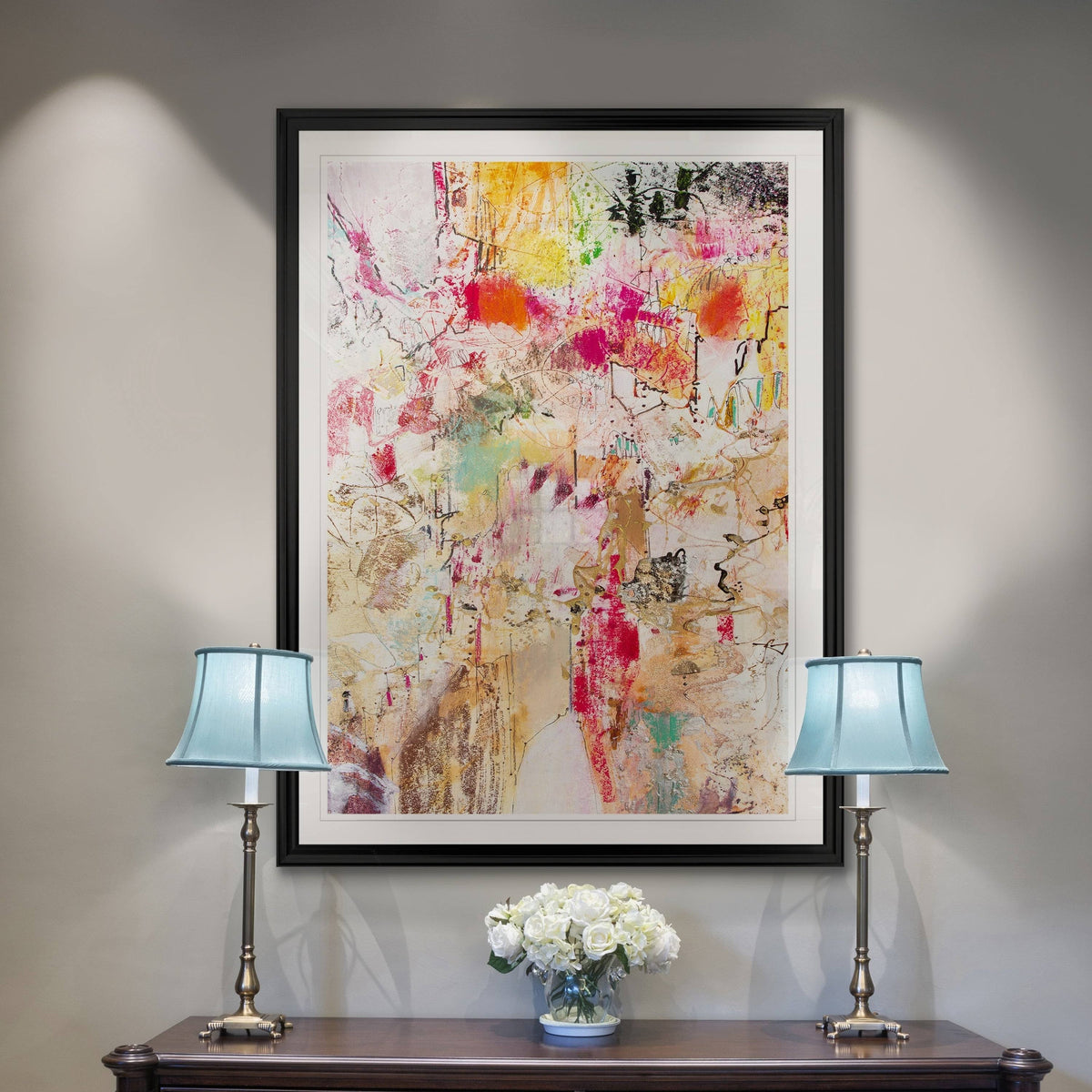 Custom Framed Print 30x40 W7191