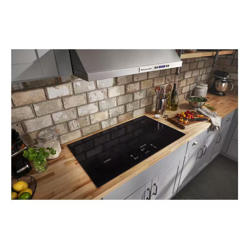 Black 36 in. 5 Element Electric Cooktop C4806