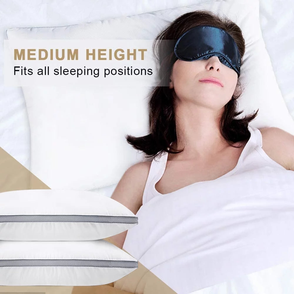 Cotton King Size Down Alternative Pillow Set of 2 I475