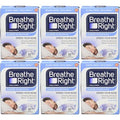 6 Pack Breathe Right Nasal Strips for Sensitive Skin - 30 Large Clear Strips ea S408029