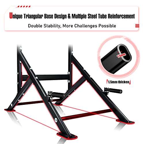 Power Tower Pull Up Dip Station Home Gym Strength Training Fitness Equipment S242481