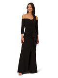 Off Shoulder Crepe Gown P214973