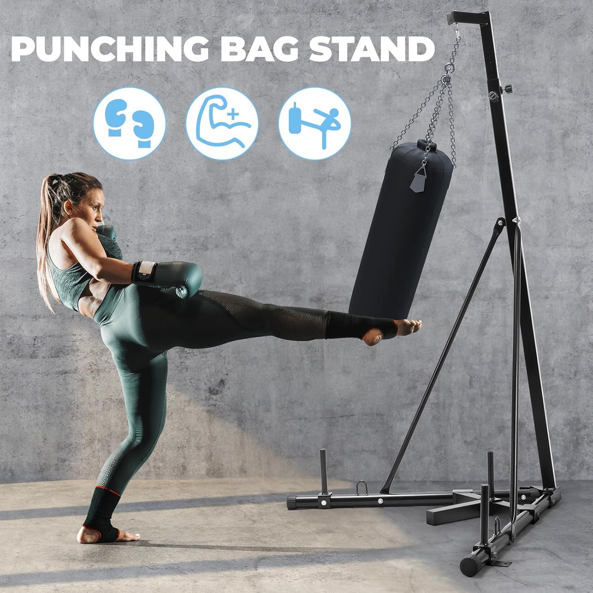Heavy Duty Steel Punching Bag Stand D892196