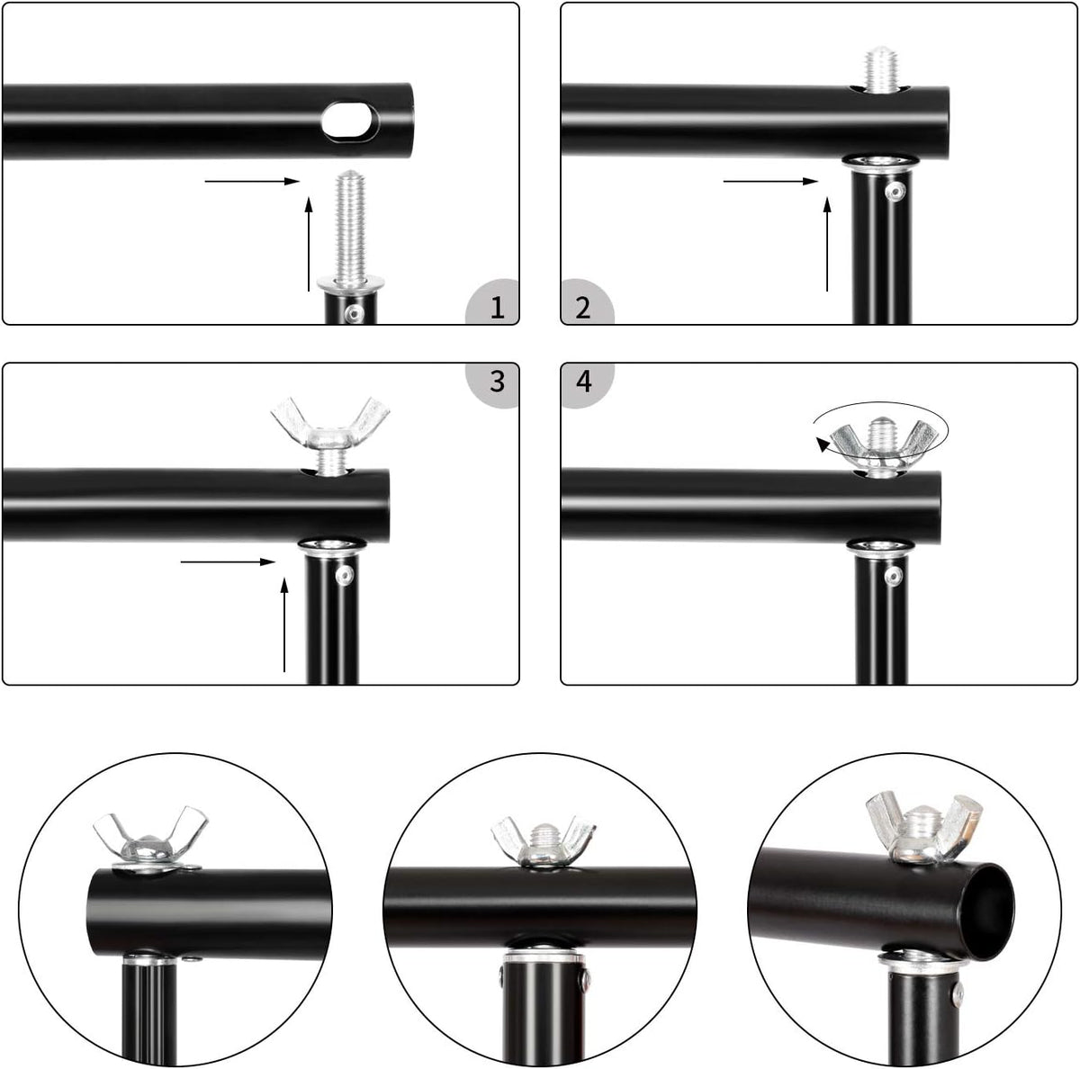 Heavy Duty Background Support Kit with Carrying Case V128