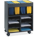 Black Mobile File Cart Q336
