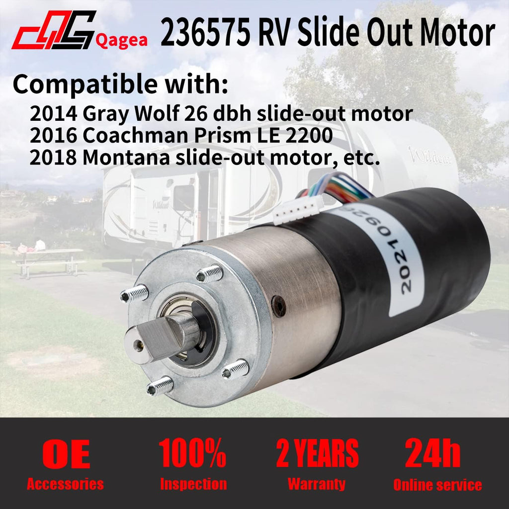 RV in-Wall Slide-Out Motor, 300:1 Gear Ratio, Pack of 2 A7997