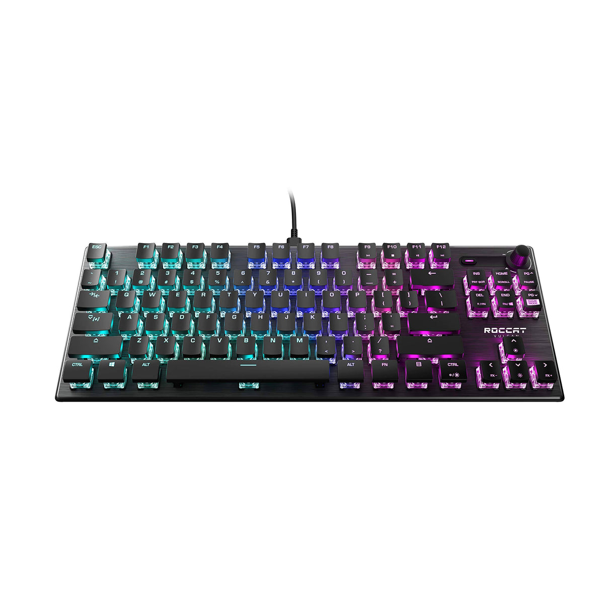 Black Compact Mechanical RGB Gaming Keyboard H413544