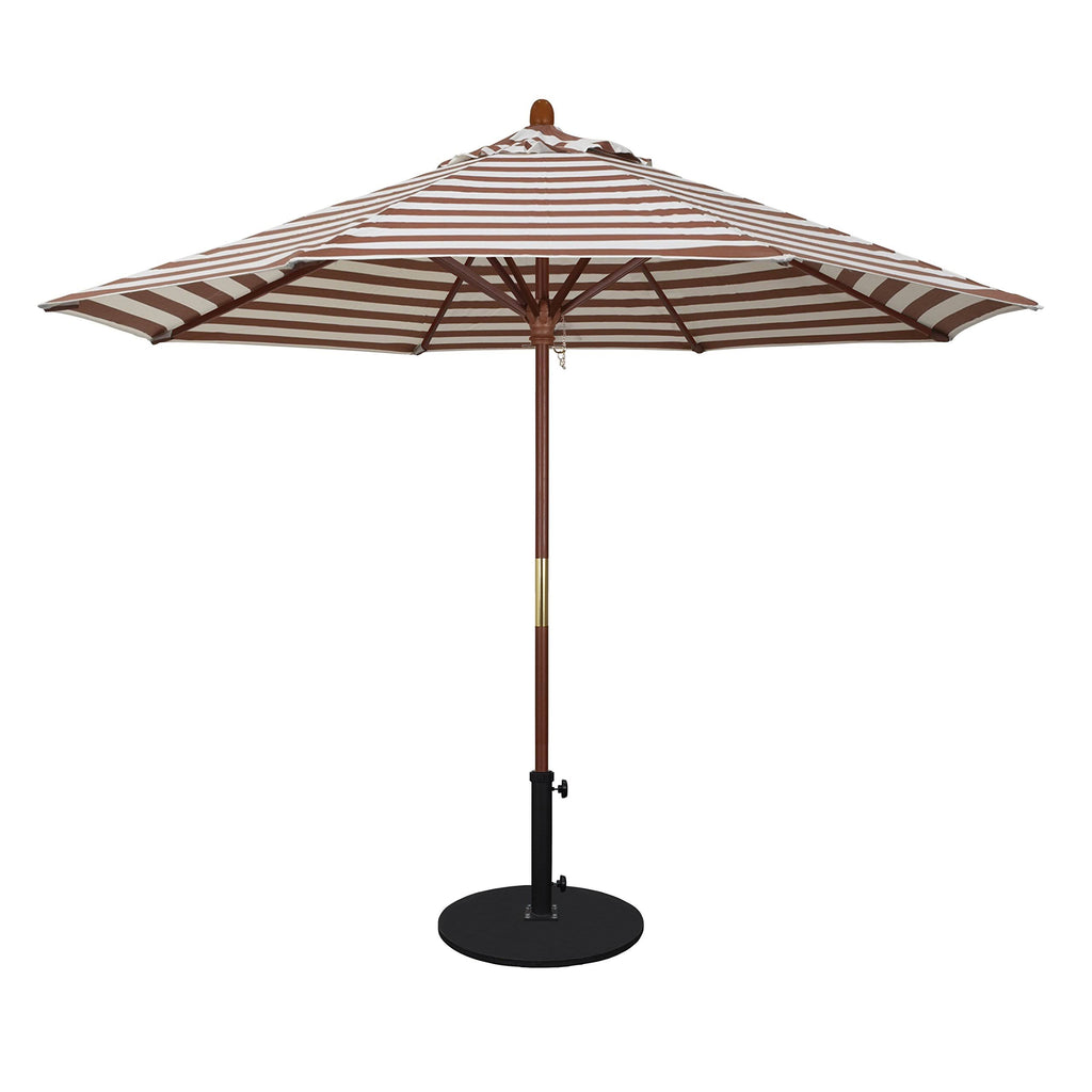 9 ft. Olefin Wood Market Umbrella Z1023