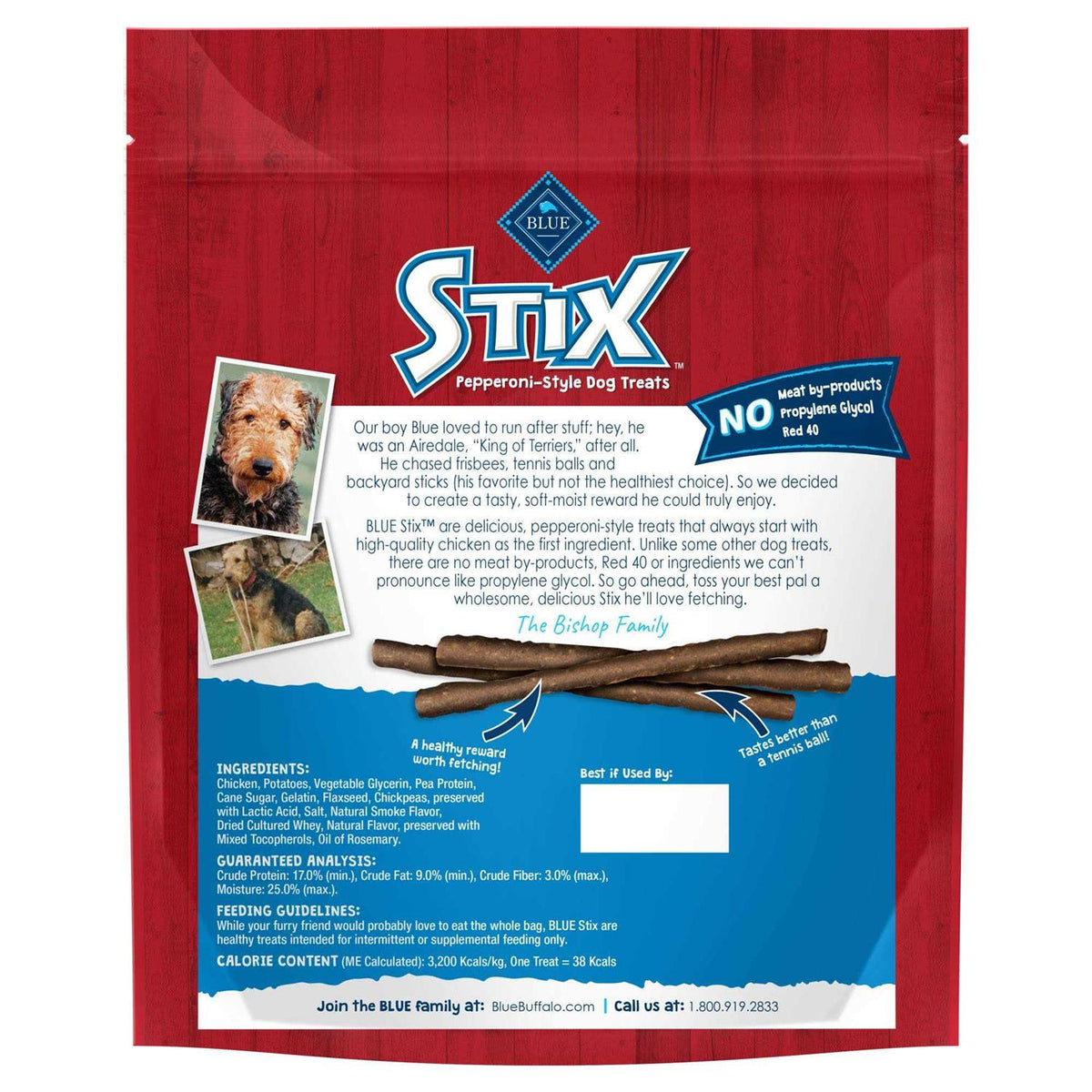 Blue Buffalo Stix Dog Treats D9781