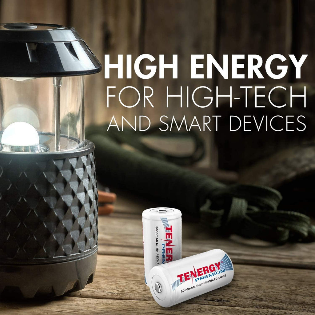 Rechargeable C Batteries 5000mAh NiMH 48-Pack P301