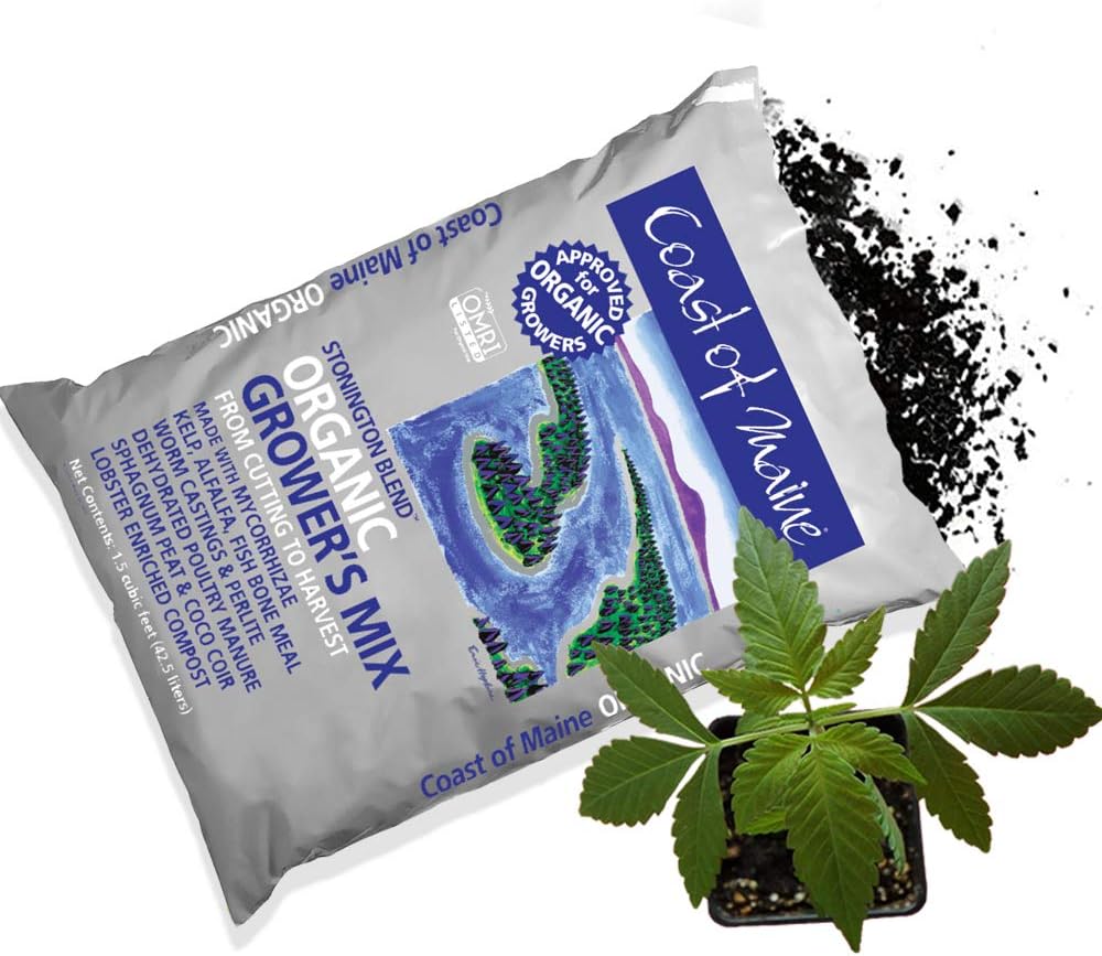 Organic Growers Potting Soil Mix, 1.5 Cubic Feet D46185