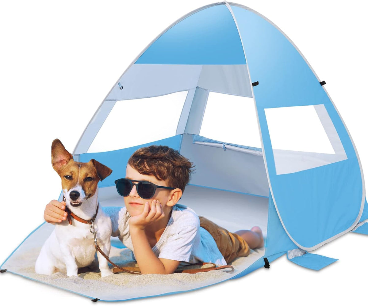 UPF 50+ Pop Up Beach Tent with Carrying Bag X6558