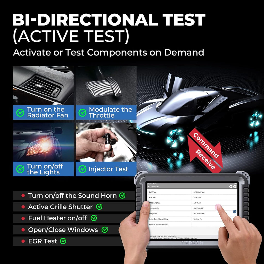 Bidirectional Scan Tool with 10.1-inch Screen F10617
