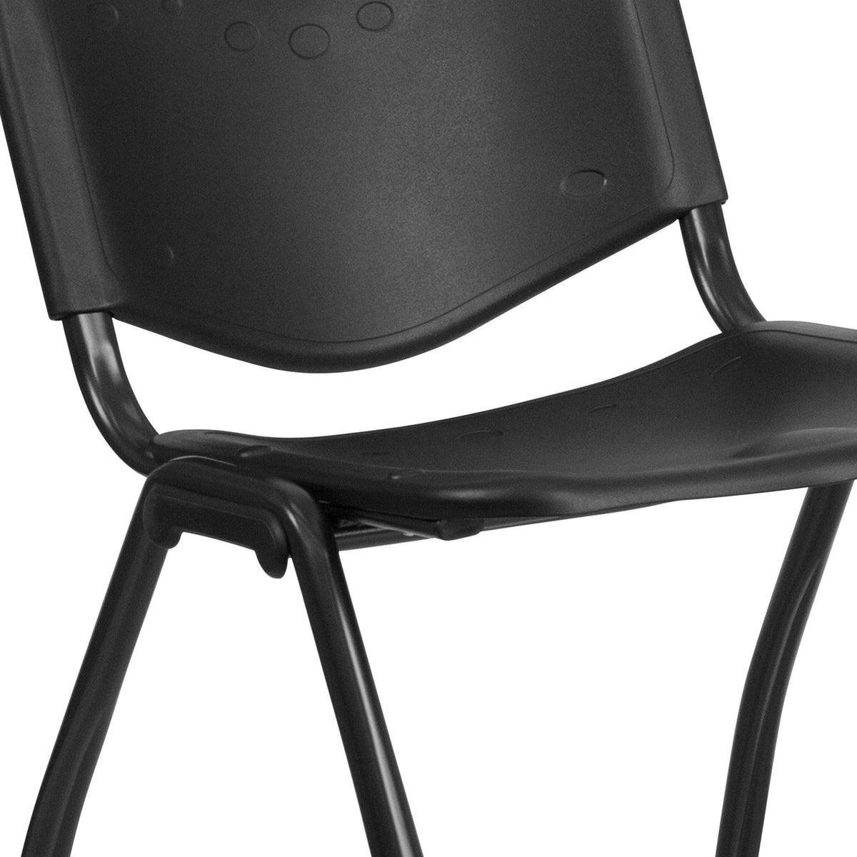 Black Plastic Stack Chair B86032