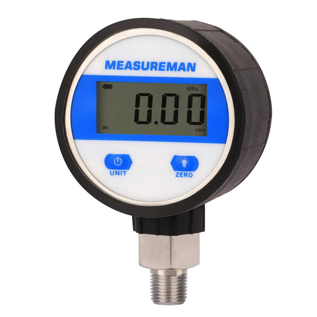Digital Industrial Vacuum Gauge with 1/4NPT Lower Mount J455