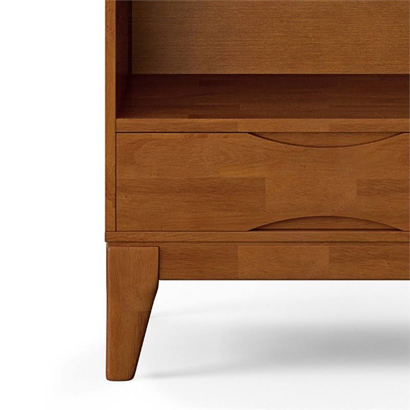 Solid Hardwood 60 in. x 24 in. Bookcase with Storage G572326