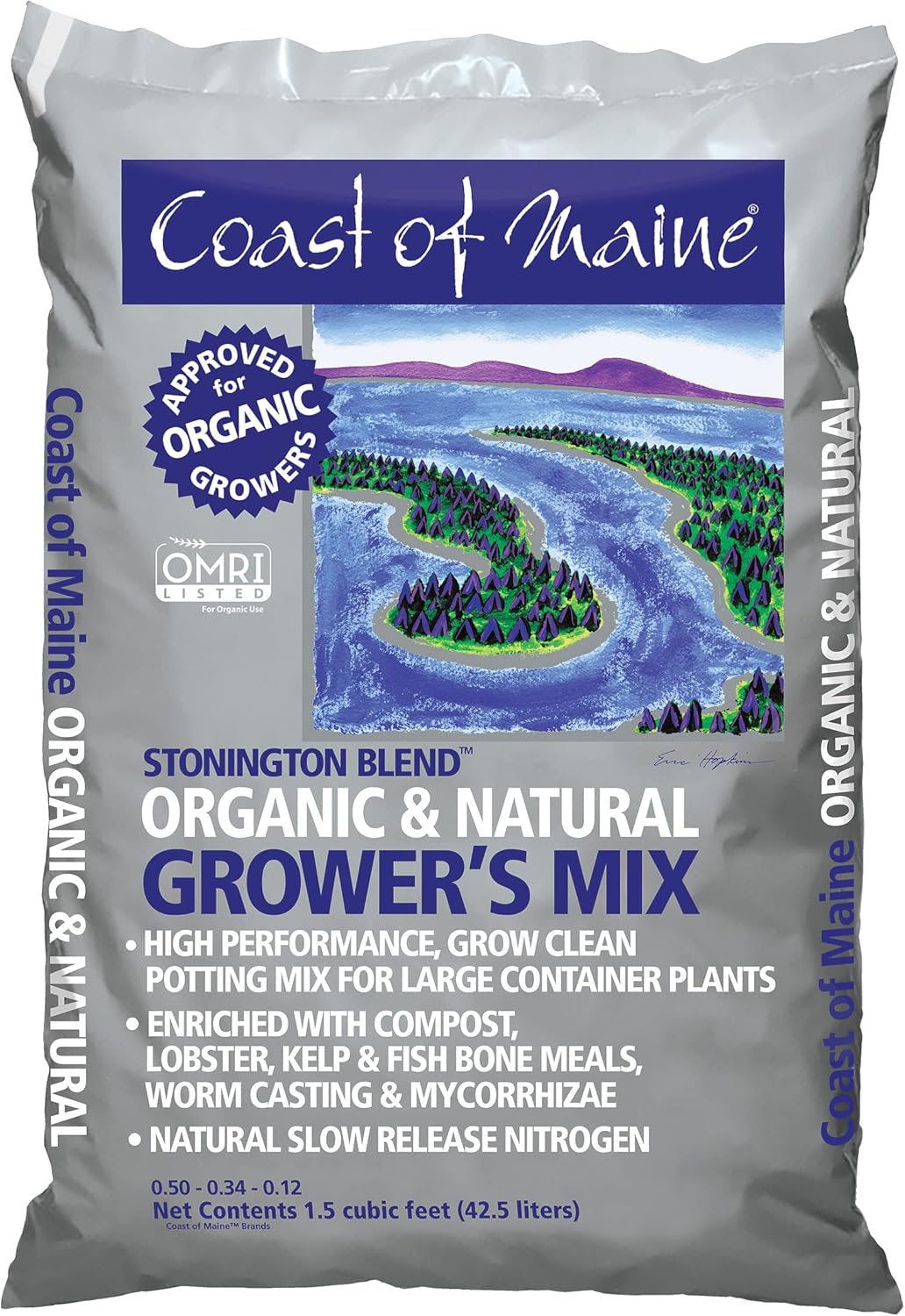 Organic Growers Potting Soil Mix, 1.5 Cubic Feet D46185