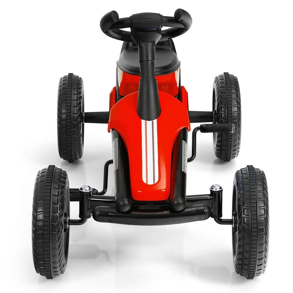 4 Wheel Pedal Powered Ride on Car Red U5319