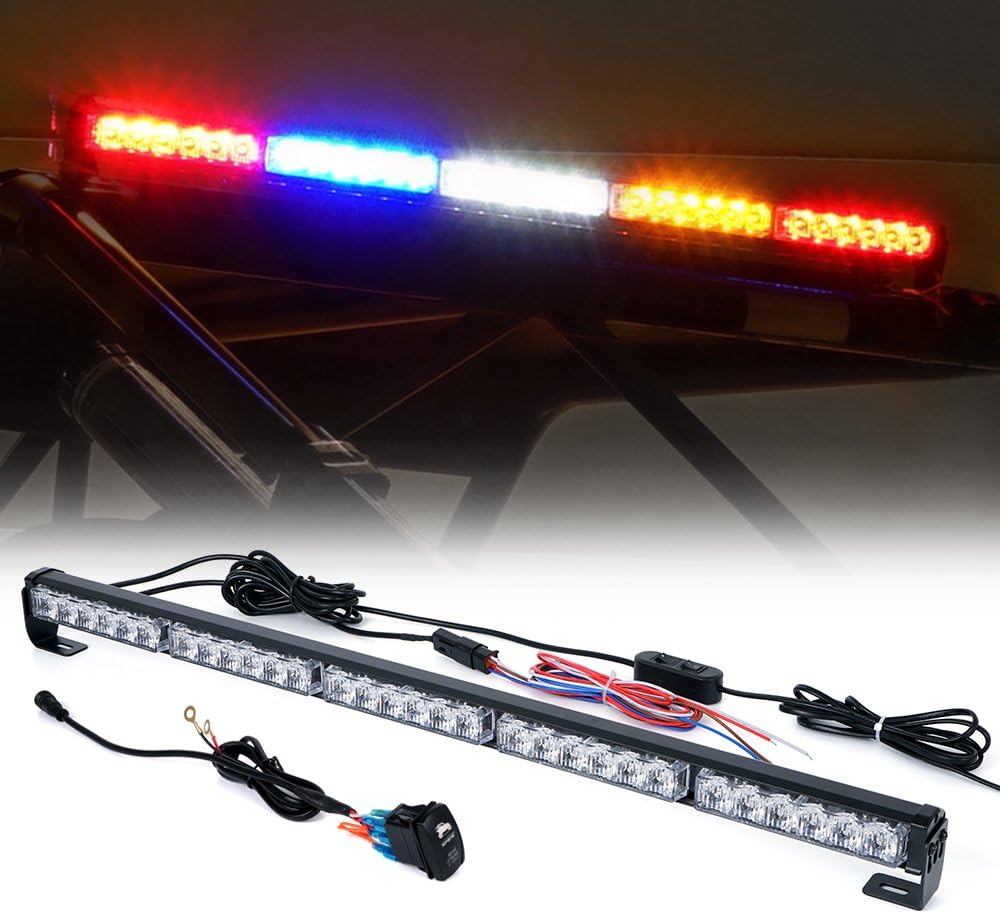 30 Inch LED Chase Strobe Light Bar with Turn Signal Brake Reverse E324