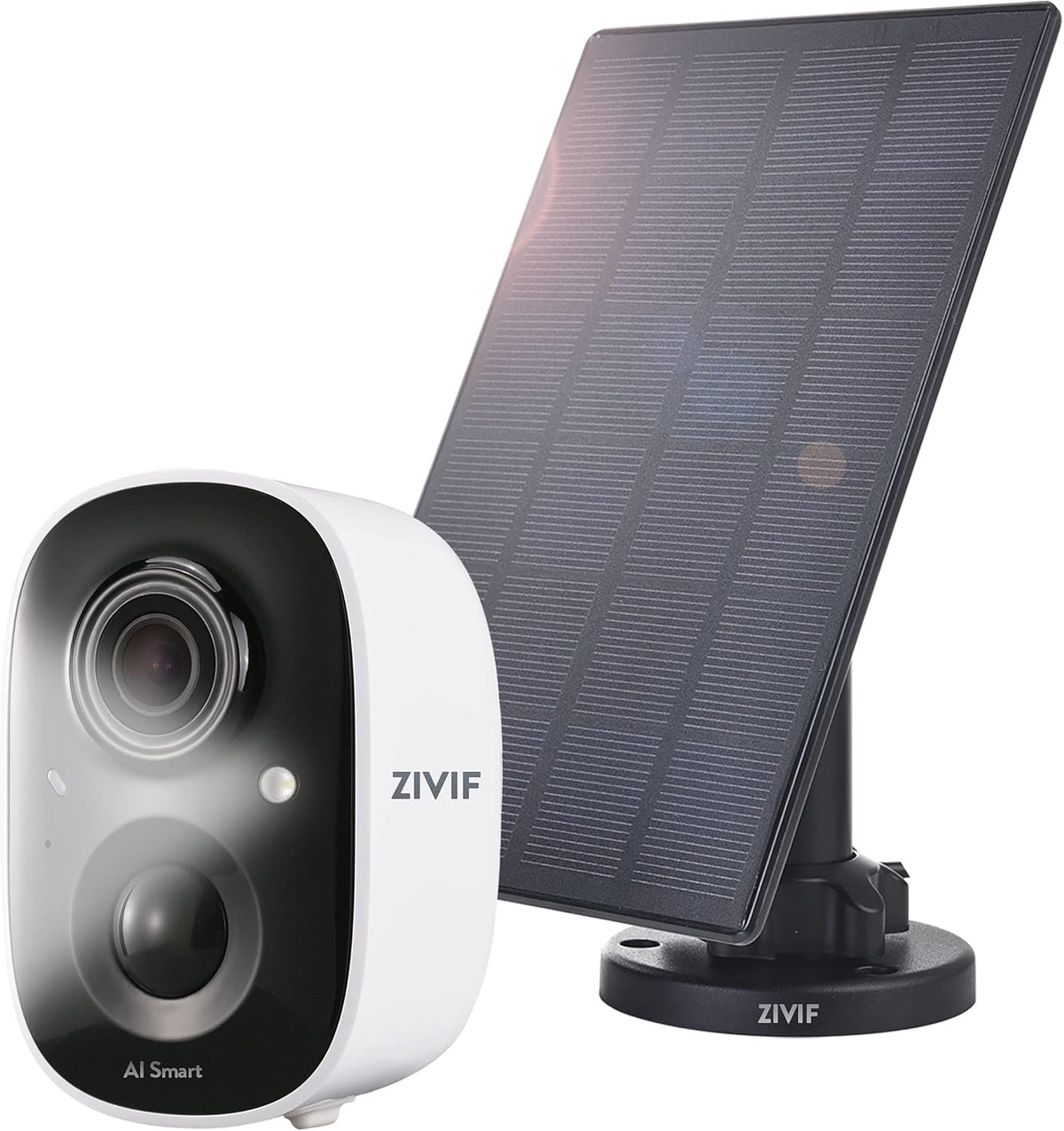 Wireless Solar Security Camera with Spotlight A41758
