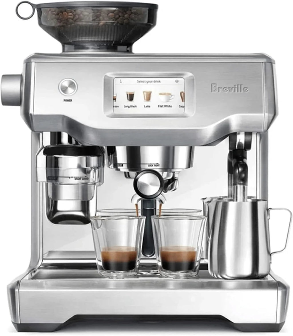 Brushed Stainless Steel Espresso Machine O5787