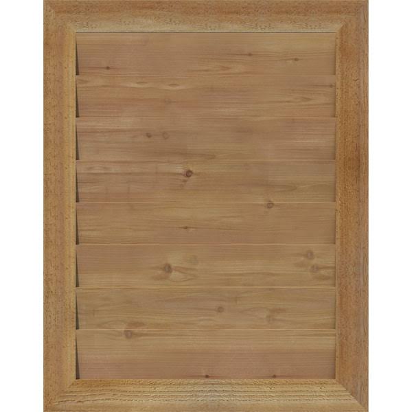 Unfinished Non-Functional Vertical Gable Vent P201