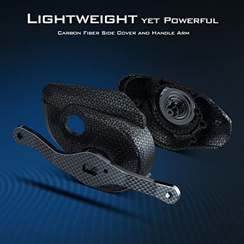 Magnesium Frame Baitcasting Fishing Reel, 4.4 Ounces, 8.4:1 Gear Ratio D301