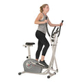 2-in-1 Magnetic Elliptical Upright Bike with Adjustable Seat D645