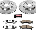 Front Z26 Carbon Fiber Brake Pads with Drilled & Slotted Brake Rotors Kit M2193