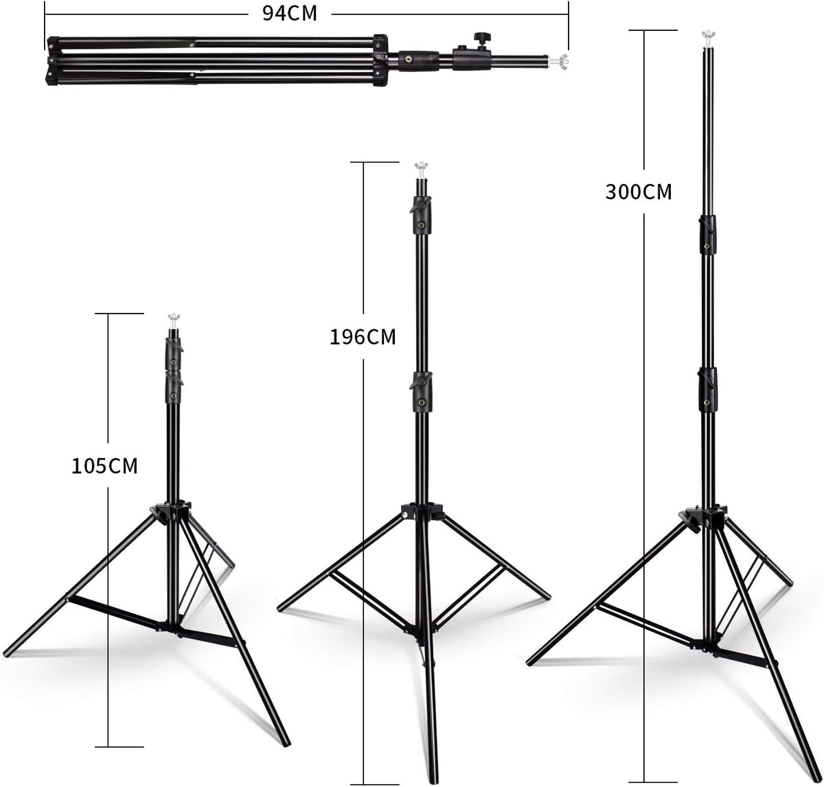 Heavy Duty Background Support Kit with Carrying Case V128