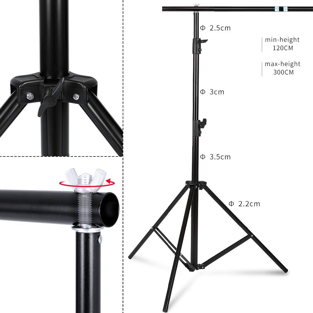 Heavy Duty Background Support Kit with Carrying Case V128