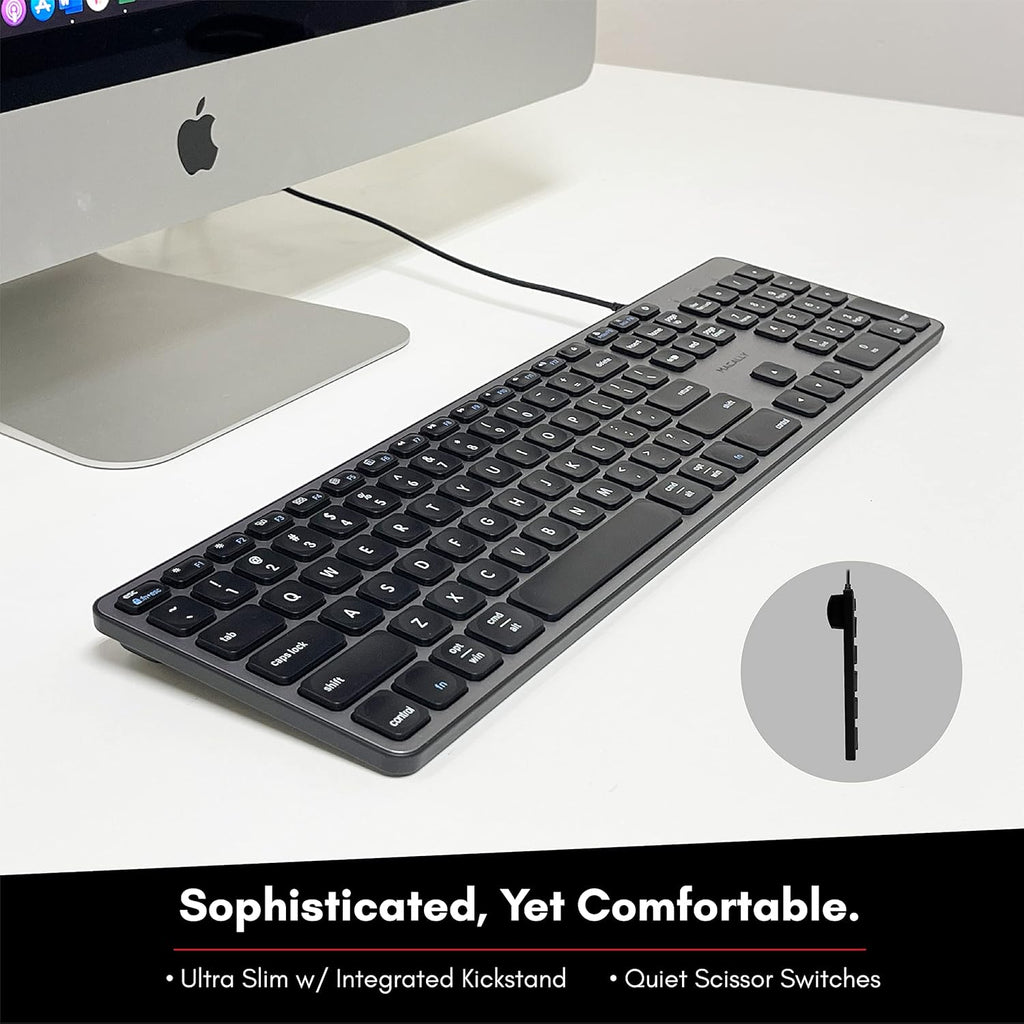Wired USB C Keyboard with USB Ports P507354
