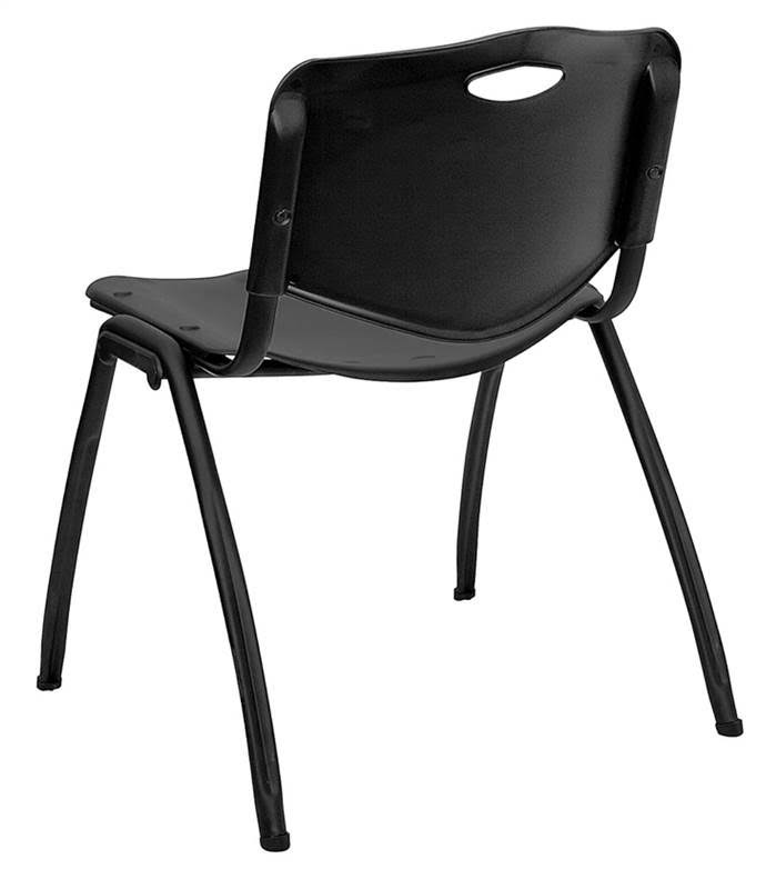 Black Plastic Stack Chair B86032