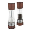 Salt and Pepper Mill Gift Set, Wood and Acrylic, 19 cm V2095
