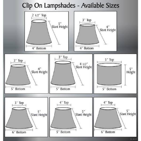 6 in. x 5 in. Gold Bell Lamp Shade 6-Pack J7799