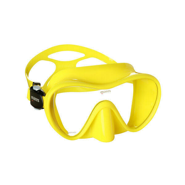 Tropical Diving Mask Yellow with Clear Lenses Q12600