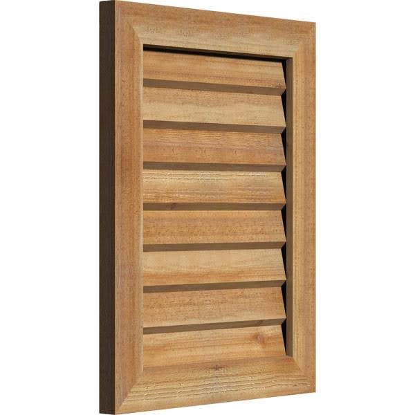 Unfinished Non-Functional Vertical Gable Vent P201
