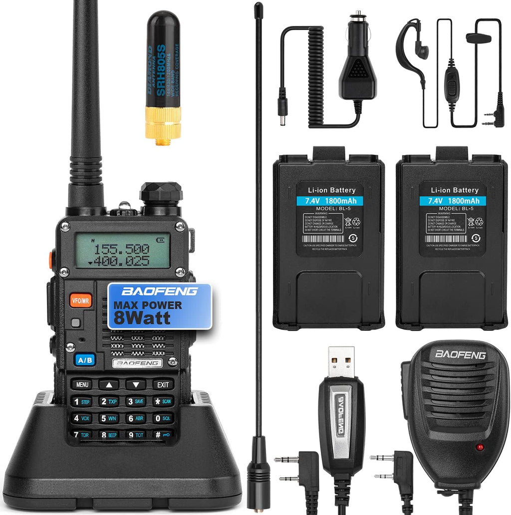 Dual-Band Handheld Walkie Talkie with 2 Rechargeable Battery I60188