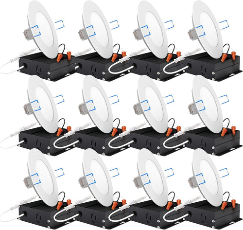12 Pack 4 Inch Ultra Thin LED Recessed Ceiling Lights M9469