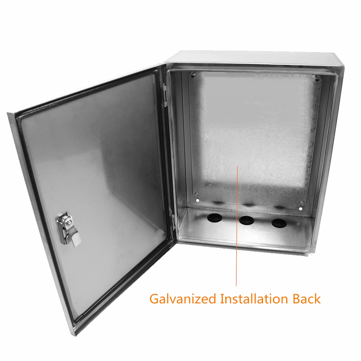 304 Stainless Steel Electrical Box 20'' x 16'' x 8'' Weatherproof N39199