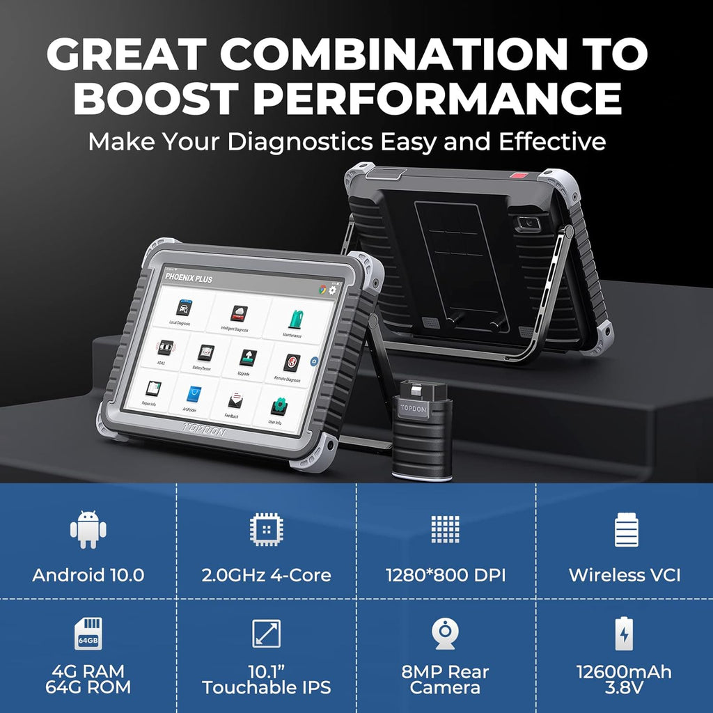 Bidirectional Scan Tool with 10.1-inch Screen F10617