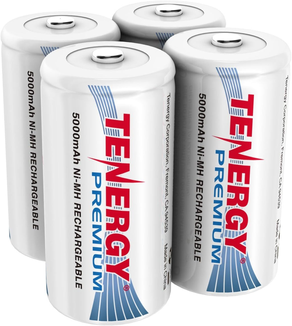 Rechargeable C Batteries 5000mAh NiMH 48-Pack P301