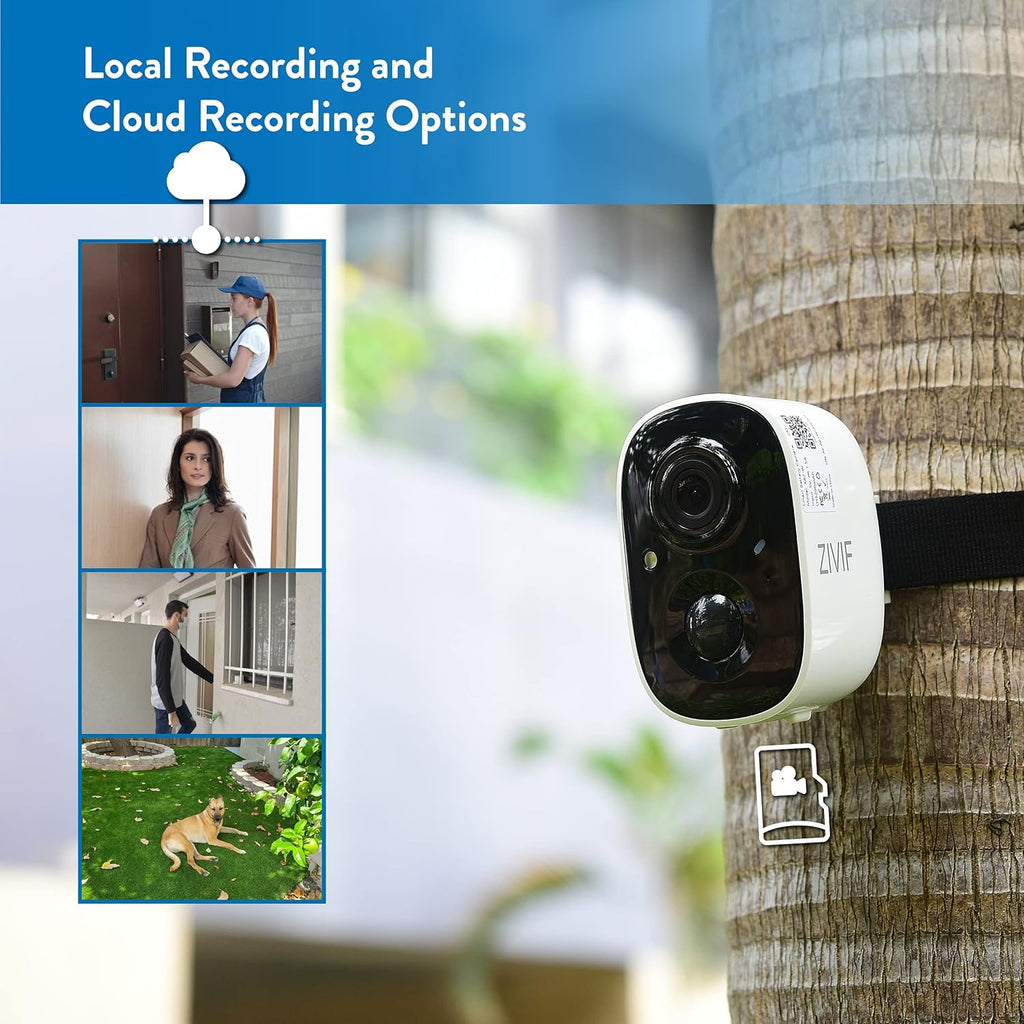 Wireless Solar Security Camera with Spotlight A41758