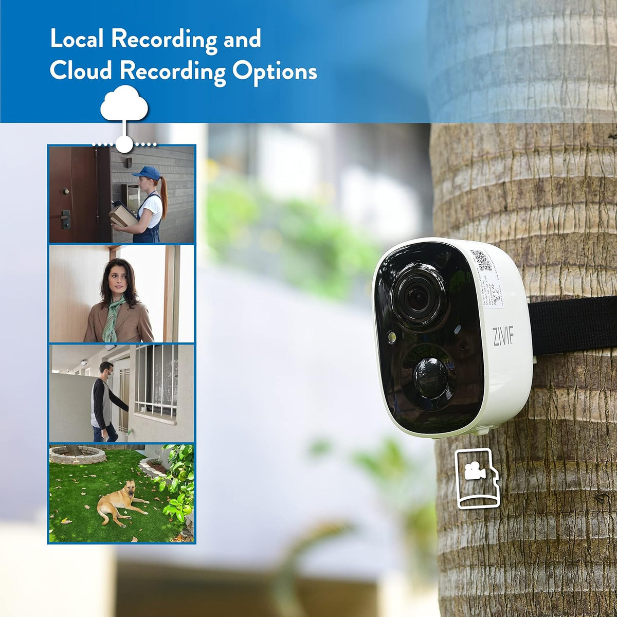 Wireless Solar Security Camera with Spotlight A41758