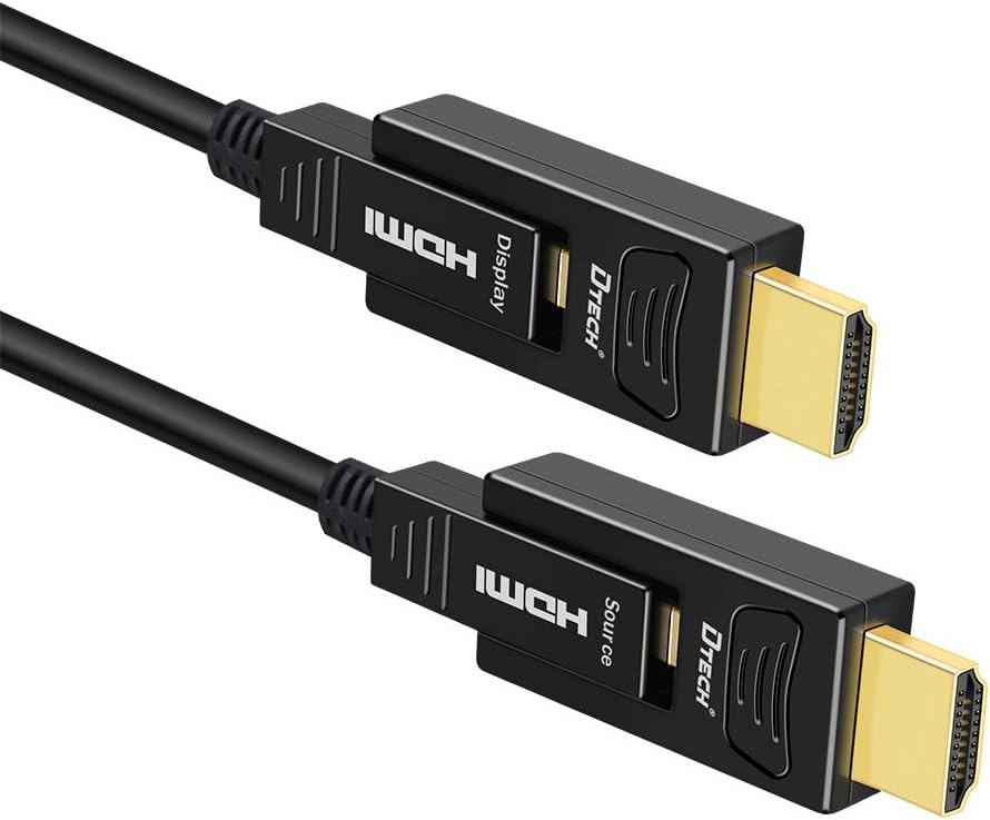 32 Feet Fiber Optic HDMI Cable 4K 60Hz 18Gbps Black 10 Meters G692710