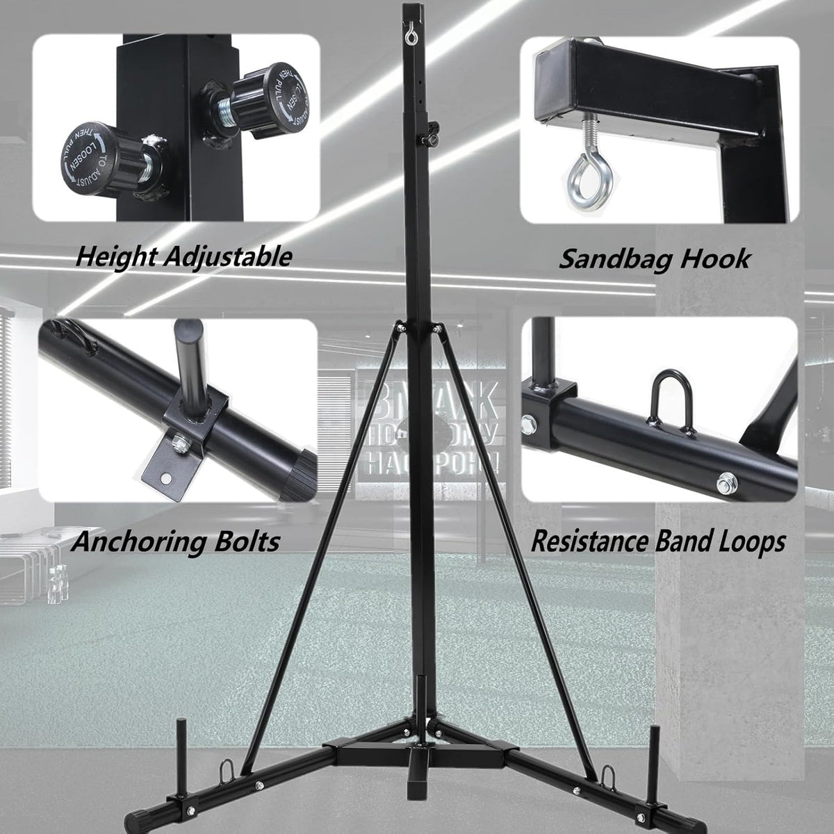 Heavy Duty Steel Punching Bag Stand D892196
