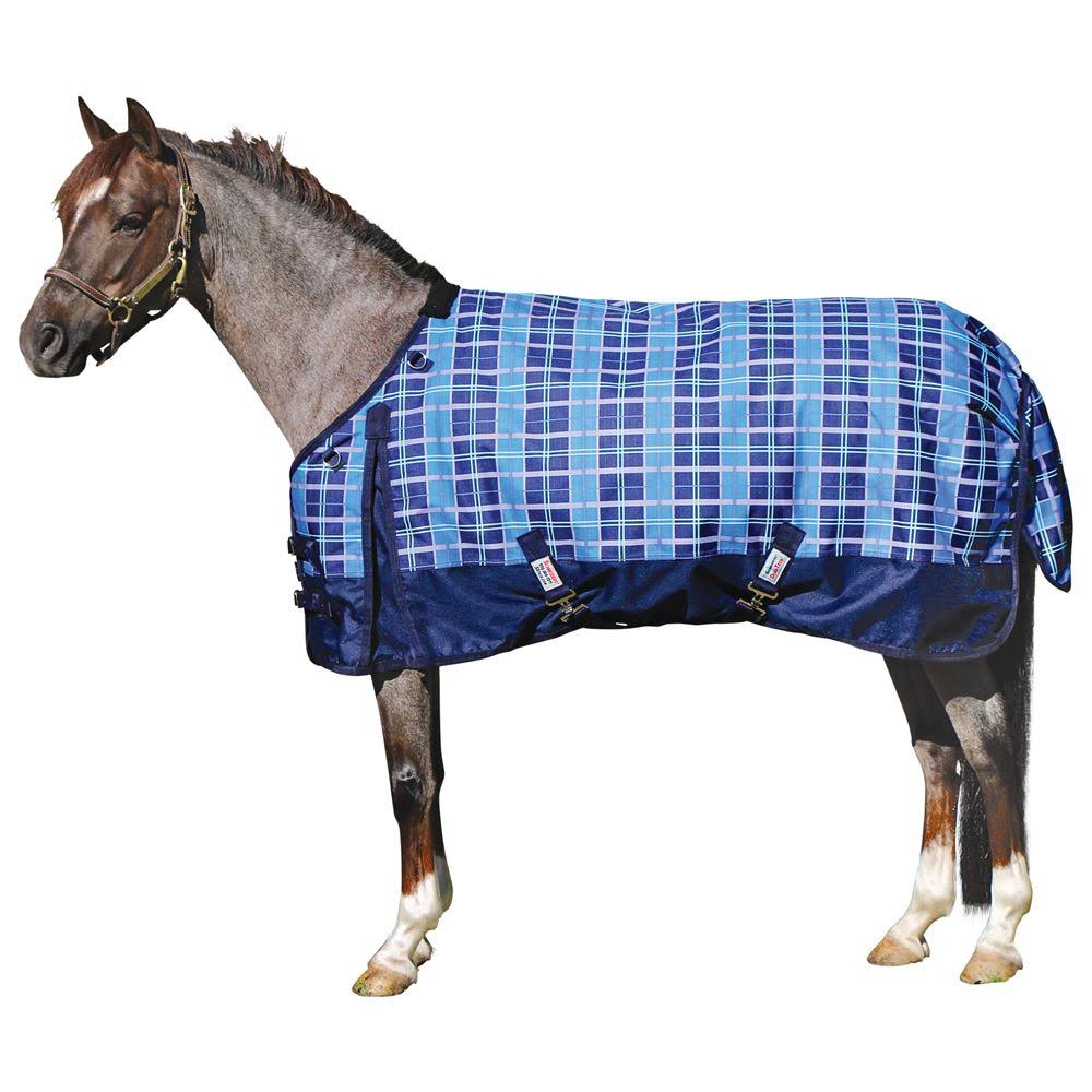 Blue Plaid Heavyweight Turnout H147