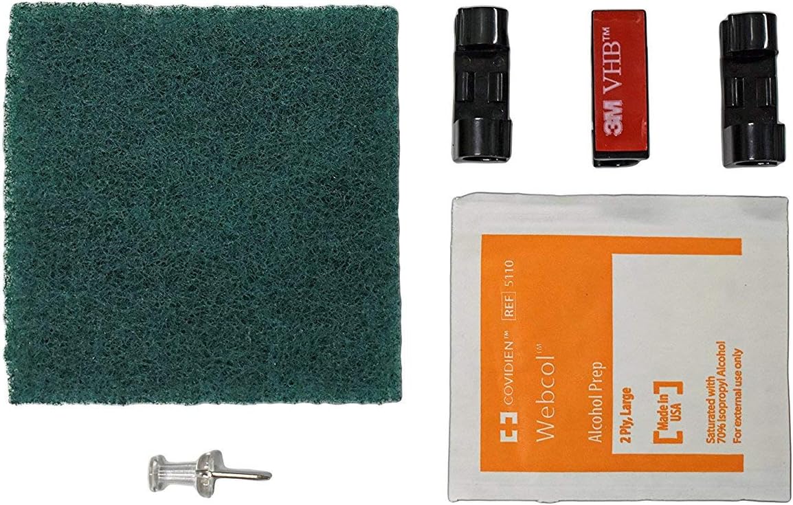 Screwless Transducer Mounting Kit Black C134