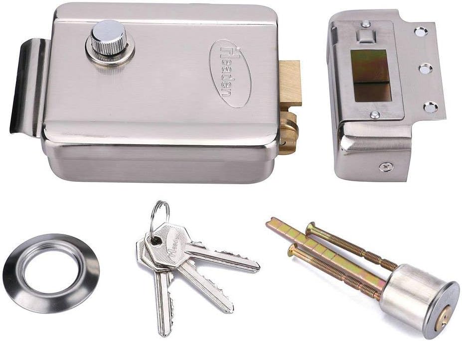 Stainless Steel Electronic Door Lock with 6 Computerized Keys Q959046