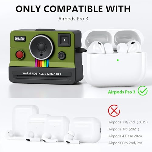 Black Silicone Airpods 4 Case with Keychain P315470